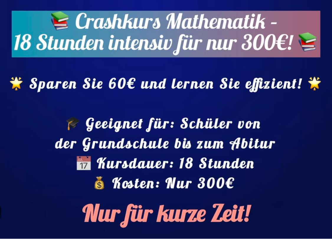 Mathe Crashkurs